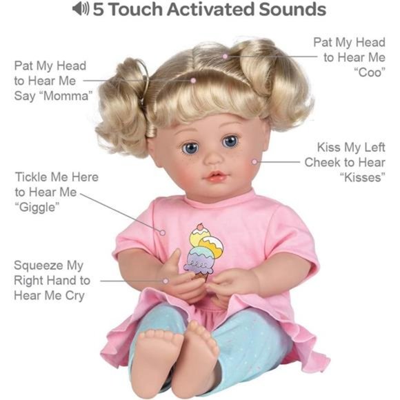 Baby Doll Touch activated doll with 5 sounds - Picture 6 of 6